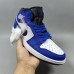 Air Jordan 1 AJ1 High Running Shoes-White/Blue-284467