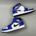 Air Jordan 1 AJ1 High Running Shoes-White/Blue-284467