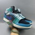 Air Jordan 1 AJ1 High Running Shoes-Blue/Green-5911584