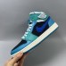 Air Jordan 1 AJ1 High Running Shoes-Blue/Green-5911584