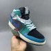 Air Jordan 1 AJ1 High Running Shoes-Blue/Green-5911584