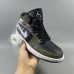 Air Jordan 1 AJ1 High Running Shoes-Black/Army Green-8314957