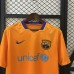 Retro 06/07 Barcelona Away Orange Jersey Kit Short Sleeve-4670445