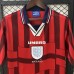 Retro 1998 England Away Black Red Jersey Kit Short Sleeve-9154364