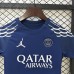 24/25 Kids Paris Saint-Germain PSG Fourth Away Navy Blue Kids Jersey Kit short sleeve (Shirt + Short)-9184305