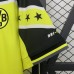 Retro 96/97 Borussia Dortmund Home Green Black Jersey Version Short Sleeve-2178256