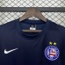 Retro 13/14 Bahia Away Navy Blue Red Jersey Version Short Sleeve-6254508