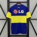 Retro 11/12 Boca Juniors Home Blue Yellow Jersey Version Short Sleeve-5996721