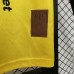 Retro Barcelona 100th Anniversary Yellow Black Jersey Version Short Sleeve-3141175