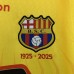 Retro Barcelona 100th Anniversary Yellow Black Jersey Version Short Sleeve-3141175