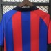 Retro 01/02 Barcelona Home Red Blue Jersey Version Short Sleeve-2477032