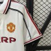 Retro 98/99 Manchester United M-U Commemorative Edition White Jersey Version Short Sleeve-9537640