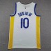 Golden State Warriors BUTLER #10 White Yellow NBA Jersey-5968626
