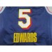 All-star Minnesota Timberwolves EDWARDS #5 Navy Blue NBA Jersey-8429645