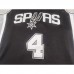San Antonio Spurs FOX #4 Black NBA Jersey-918741