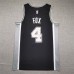 San Antonio Spurs FOX #4 Black NBA Jersey-918741