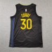 2025 NBA Kids Golden State Warriors CURRY #30 Black Declaration Edition NBA Kids Jersey-4463653