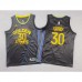 2025 NBA Kids Golden State Warriors CURRY #30 Black Declaration Edition NBA Kids Jersey-4463653