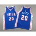 NBA Kids Philadelphia 76ers McCAIN #20 Blue NBA Kids Jersey-6595040