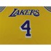 Los Angeles Lakers KNECHT #4 Yellow NBA Jersey-8346891