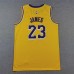 Los Angeles Lakers JAEMS #23 Yellow NBA Jersey-2965665