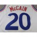2025 Philadelphia 76ers McCAIN #20 White NBA Jersey-1128930