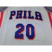 Philadelphia 76ers McCAIN#20 White NBA Jersey-166692
