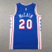 GPhiladelphia 76ers McCAIN #20 Blue NBA Jersey-938119