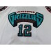 Memphis Grizzlies MORANT #12 White NBA Jersey-4324707
