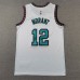 Memphis Grizzlies MORANT #12 White NBA Jersey-4324707