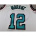 Memphis Grizzlies MORANT #12 White NBA Jersey-4324707