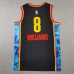 2025 Oklahoma City Thunder City WILLIAMS #8 Black City Edition NBA Jersey-6853215
