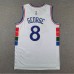 2025 Philadelphia 76ers GEORGE #8 White City Edition NBA Jersey-3037284