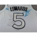 2025 Minnesota Timberwolves EDWARDS #5 White City Edition NBA Jersey-8293782