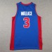 Detroit Pistons WALLACE #3 Retro Blue NBA Jersey-7328004