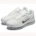 Air Max 2013 Triple Running Shoes-All White-6425898