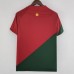STOCK CLEARANCE [SIZE M] 2022 Portugal Home Red Green Women Jersey Kit short sleeve-6771435