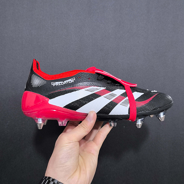 PREDATOR ACCURACY FG BOOTS Soccer Shoes-Black/Red-1894968