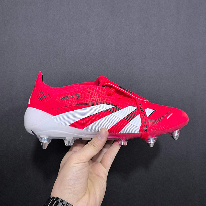 PREDATOR ACCURACY FG BOOTS Soccer Shoes-White/Red-7705910