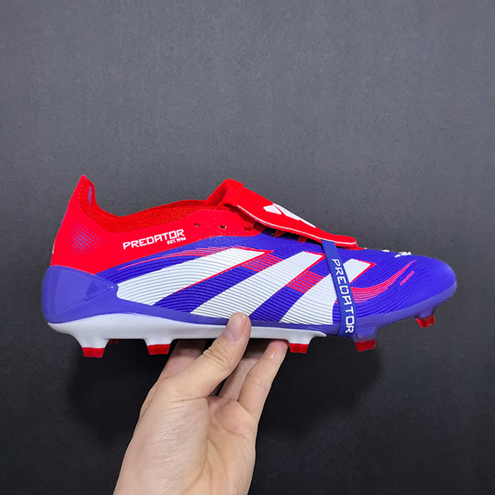 PREDATOR ACCURACY FG BOOTS Soccer Shoes-Blue/Red-9152209