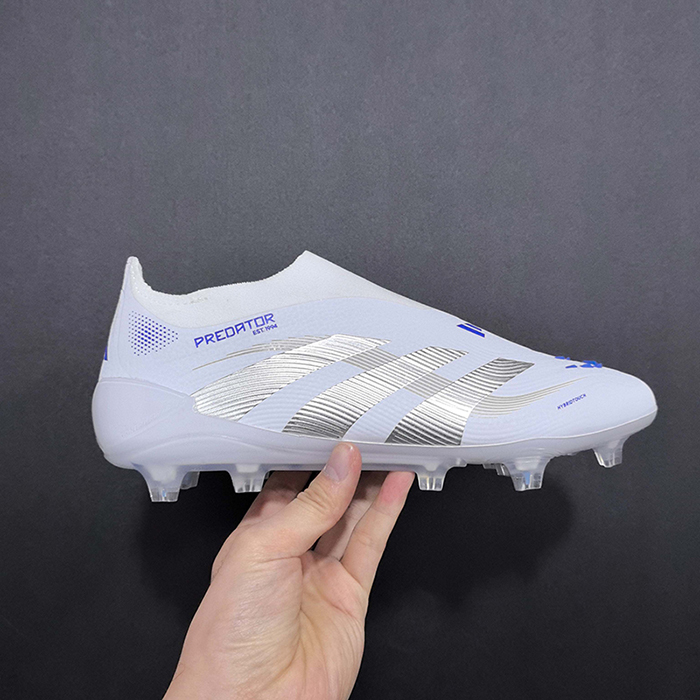 F50 FG Soccer Shoes-White/Silver-8935702