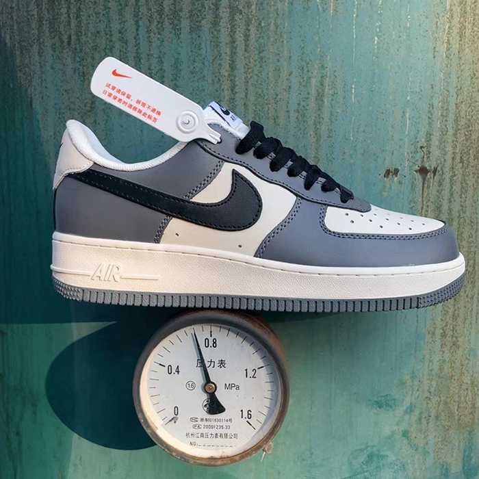Air Force 1 AF1 Running Shoes-White/Grey-9836092