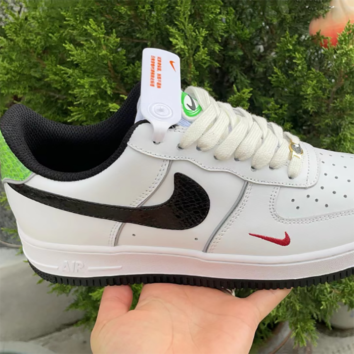 Air Force 1 AF1 Running Shoes-White/Black-3380392