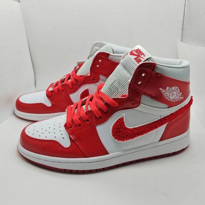 Air Jordan 1 Retro High OG Varsity Red Running Shoes-Red/White-6203397