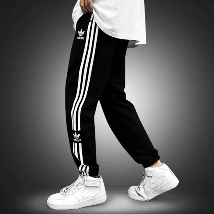 Fashion Casual Long Pants-Black-8872488
