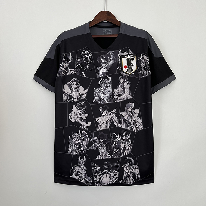 2023 Japan Special Edition Black White Jersey Kit short sleeve-4947140