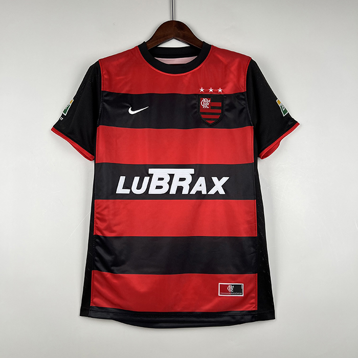 Retro 00/01 Flamengo Home Red Black Jersey Kit short sleeve-9906438