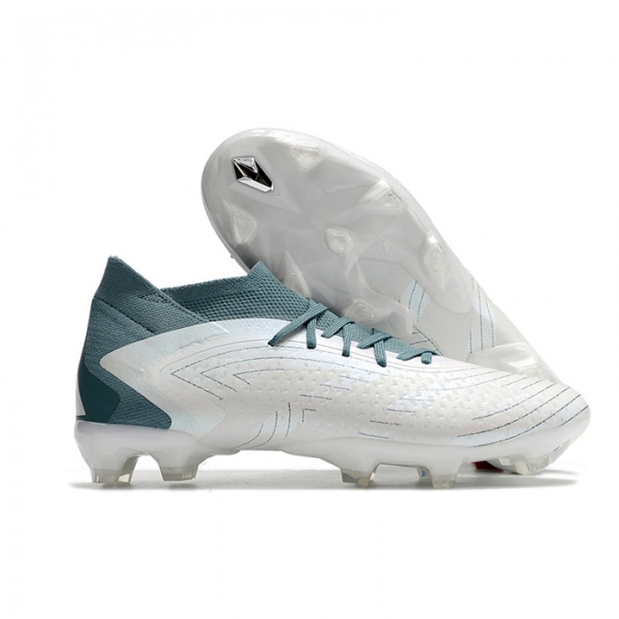 PREDATOR ACCURACY23.1 FG Soccer Shoes-White/Blue-8534563