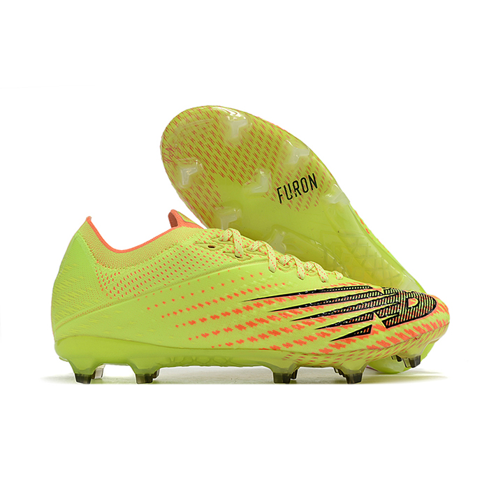 New Balance Vivid Spark Soccer Shoes-Green/Orange-4737538