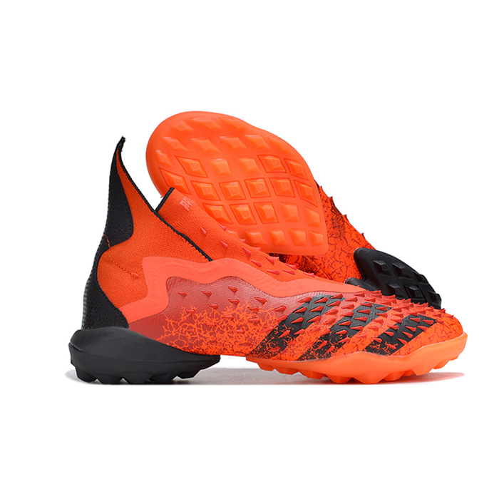 PREDATOR FREAK .1 TF High Soccer Shoes-Red/Black-6541683